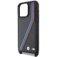 BMW M Edition Carbon Tricolor Lines & Strap dėklas iPhone 15 Pro Max, juodas