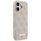 Guess 4G Logo Plate MagSafe dėklas iPhone 17, rožinis