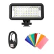Vandeniui atsparus nardymo LED šviestuvas Puluz PU631B, 40m, juodas