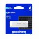 USB atmintinė Goodram UME2, 8 GB, USB 2.0, balta