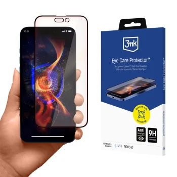 Apsauginis stiklas 3mk Eye Care Protector, skirtas iPhone 15 Pro Max