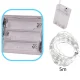 LED dekoratyvinė vielutės girlianda, 5m, 50 LED, šaltai balta