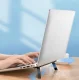 Foldable plastic laptop stand, white