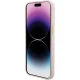 Guess dėklas iPhone 15 Pro Max telefonui Silicone Logo Strass 4G, rožinis