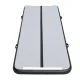 Pripučiamas gimnastikos kilimėlis Air Track 400 x 100 x 10 cm su pompa, pilkas