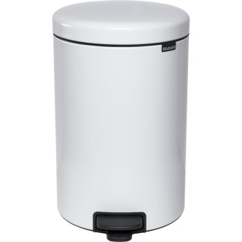 Brabantia Newicon šiukšliadėžė su pedalu, 20L, Balta