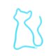 Neolia NNE24 Cat LED Neon Sign Turquoise