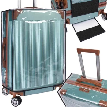 Trizand Transparent Suitcase Cover (Size L), 67x47x33 cm