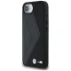 BMW Oversized Stripes MagSafe dėklas telefonui iPhone 16e, juodas