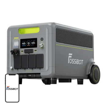 Fossibot F7200 7200W 5.2kWh nešiojama elektros stotelė, žalia