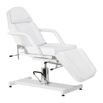Hidraulinis kosmetologinis krėslas Sillon 210 su lopšio funkcija, baltas