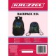 Kruzzel 24532 mokyklinė kuprinė su krepšiu batams, 22L, Gamer, juoda