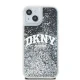 DKNY Liquid Glitter Big Logo dėklas iPhone 13 / 14 / 15, juodas