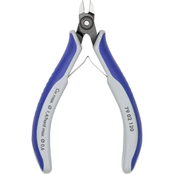 KNIPEX 79 02 120 tiksliosios elektronikos šoninio kirpimo replės, 120 mm
