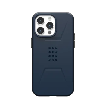UAG Civilian MagSafe dėklas, skirtas iPhone 15 Pro Max, tamsiai mėlynas