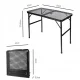 Gotel L71D1 Folding Aluminum Camping Table, 80x40 cm