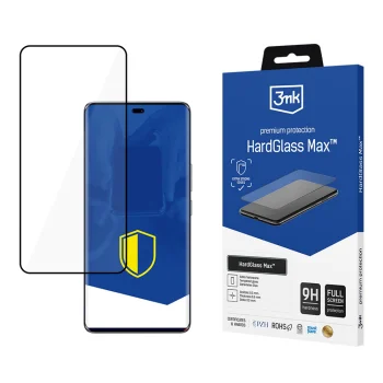Apsauginis stiklas 3mk HardGlass Max skirtas Honor Magic7 Lite, juodas