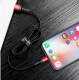 Baseus Cafule USB į Lightning laidas, 2.4A, 1m, juodas