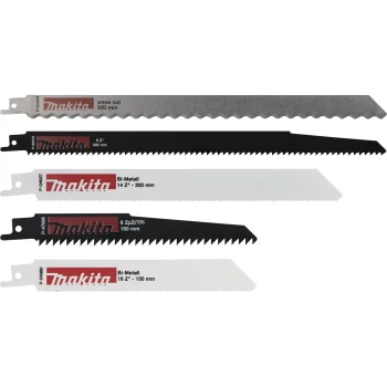 Tiesinio pjūklo geležčių rinkinys Makita P-83951, 5 vnt.