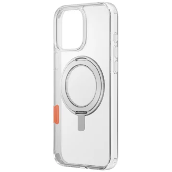 Uniq Swivix 360 Rotating Kickstand Case for iPhone 16 Pro, Clear