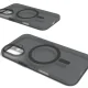 Silikoninis dėklas Puro Daylight MagSafe skirtas iPhone 16, juodas