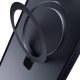 3MK Smoke Case Mag&Stand dėklas, skirtas iPhone 12 Pro Max, juodas