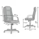 Ergonominė biuro kėdė Sofotel 518B, juoda