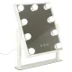 Makiažo veidrodis su 9 LED lemputėmis, USB, 25x30 cm