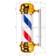 Didelis šviečiantis „Barber pole“ cilindras Gabbiano BB-02, Auksinis