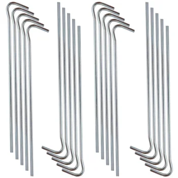 Steel Tent Pegs 18 cm, 20 pcs, Silver