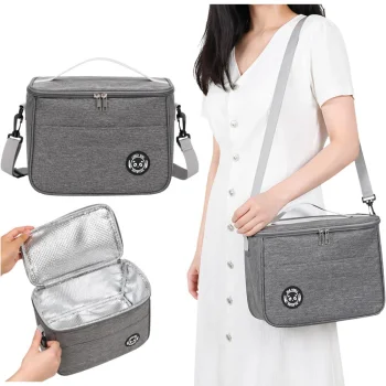 Thermal Lunch and Picnic Bag, Grey