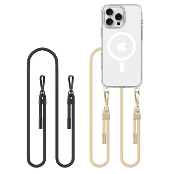 Tech-Protect FlexAir Chain MagSafe Case for iPhone 16 Pro Max, Clear