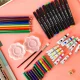 64-Piece Kids Art Set for Drawing and Painting in a Portable Case