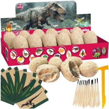 Kruzzel Dinosaur Excavation Kit, 12 Dinosaurs
