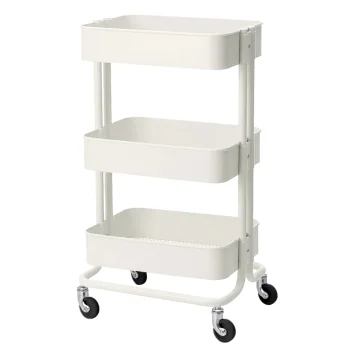 Cosmetic Trolley Table HS-05, White