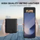 Tech-Protect Wallet Case for Samsung Galaxy Z Flip 7, Black