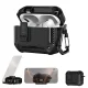 Ausinių dėklas Tech-Protect Carbonox MagSafe skirtas AirPods Pro, juodas