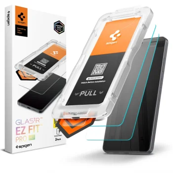 Apsauginis stiklas Spigen Glas.Tr Ez Fit Pro HD, skirtas Samsung Galaxy S26 Ultra, 2 vnt.