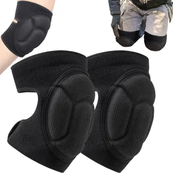 Foam Knee Pads for Gardening, Black