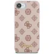 Guess Peony Script Logo MagSafe dėklas iPhone 16e, rudas