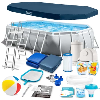 Intex 26796 Rectangular Frame Pool, 503 x 274 x 122 cm, with Pump and Accessories