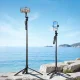 Orico SPM175 Selfie Stick Tripod with 1/4\" Thread and Bluetooth 5.2, Black