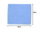 Absorbent Microfiber Cleaning Cloths 5-Pack 30x30 cm, Multicolor
