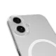 Puro Lite Mag dėklas, skirtas iPhone 17, su MagSafe, skaidrus / baltas