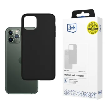 3mk Matt Case dėklas, skirtas Apple iPhone 12 / 12 Pro, juodas