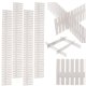 Adjustable Drawer Dividers Organizer, Set of 4, Beige