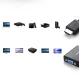 Ugreen HDMI į VGA adapteris su micro USB ir 3.5mm garso jungtimi, juodas