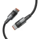 Tech-Protect UltraBoost USB-C į USB-C laidas 100W 5A, 3m, pilkas