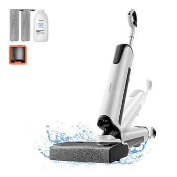UWANT D700 vertikalus dulkių siurblys su plovimo funkcija, baltas