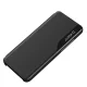 Atverčiamasis dėklas Eco Leather View Case su stovu iPhone 16e / 17e, juodas